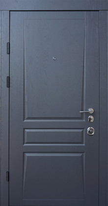 Входные бронированные двери в квартиру Qdoors (Украина) Авангард Тріно дуб графіт/біла емаль (Ч/Б) 3366, Киев. Цена - 26 000 грн