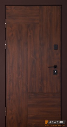Входные уличные двери с терморазрывом в дом Abwehr (Украина) [Складська програма] Двері з терморозривом Paradise (Колір Дуб Темний) Bionica 2, Киев. Цена - 44 780 грн