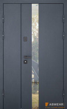 Abwehr Вхідні двері модель Nordi Glass комплектація Defender 1200 506 - Город Дверей