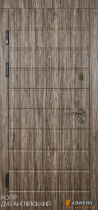 Входные двери в квартиру Abwehr (Украина) Вхідні двері модель Studio комплектація Classic 76 116, Киев. Цена - 17 800 грн