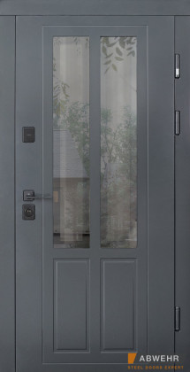 Abwehr Вхідні двері зі склом модель Country NeoGlass комплектація COTTAGE 552 1470 - Город Дверей