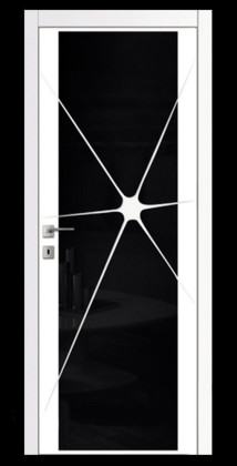 Межкомнатные белые крашенные двери Azora Doors (Украина) Авангард A24.S, Киев. Цена - 12 300 грн