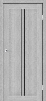Межкомнатные ламинированные белые двери Stil Doors (Украина) Barselona черное стекло, Киев. Цена - 3 590 грн