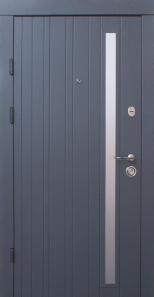 Входные бронированные двери в квартиру Qdoors (Украина) Входные двери Qdoors серия Премиум модель Браш-AL квартира, Киев. Цена - 15 600 грн