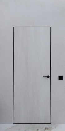 Межкомнатные двери Danapris Doors (Украина) Двери скрытого монтажа Alum Wood грунтованные с черним обкладом, Киев. Цена - 10 999 грн