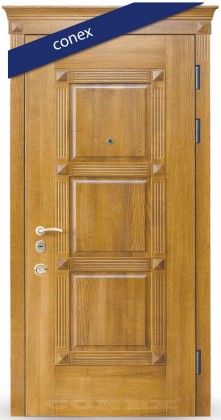 Входные уличные двери в квартиру Conex (Украина) Модель 11. Дуб. Золотой дуб, Киев. Цена - 36 860 грн