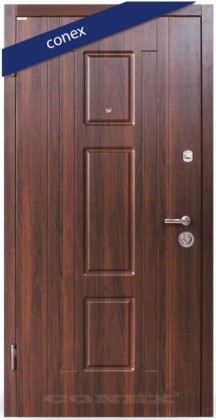 Входные двери в квартиру Conex (Украина) Модель 35. Тёмный орех, Киев. Цена - 16 300 грн