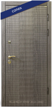Входные двери в квартиру Conex (Украина) Модель GEO14. МДФ. Дуб английский, Киев. Цена - 17 450 грн