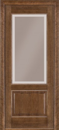 Межкомнатные шпонированные двери Terminus (Украина) Двері модель 04 Дуб браун (засклена), Киев. Цена - 5 709 грн