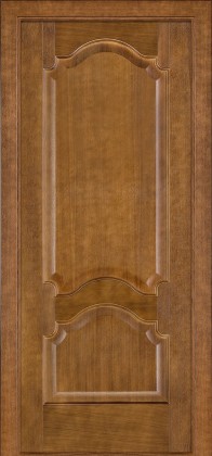 Межкомнатные шпонированные двери Terminus (Украина) Двері модель 08 Дуб темний (глуха), Киев. Цена - 6 467 грн