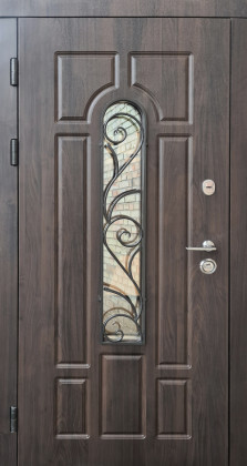 Входные двери в дом Форт-М (Украина) Классик Трио со стеклопакетом, Киев. Цена - 20 350 грн