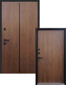 Входные двери в дом Форт-М (Украина) Lama Line Vinorit дуб темный, Киев. Цена - 23 990 грн