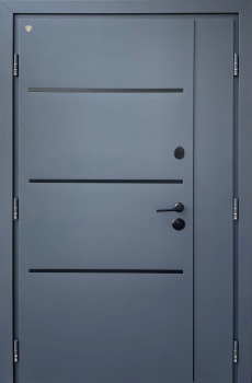 Входные двери в квартиру с терморазрывом Стримэкс (Украина) Thermo System Bau 1200 Антрацит, Киев. Цена - 36 550 грн