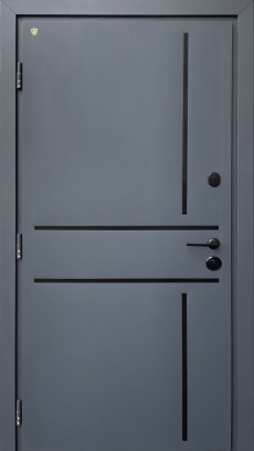 Входные двери в квартиру с терморазрывом Стримэкс (Украина) Thermo System Venezia Антрацит, Киев. Цена - 25 350 грн