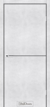 Межкомнатные ламинированные белые двери Stil Doors (Украина) Loft Aluminium, Киев. Цена - 3 499 грн