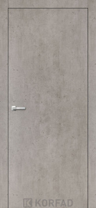 Межкомнатные ламинированные белые двери KORFAD (Украина) LP-01, Киев. Цена - 4 274 грн