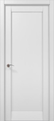 Межкомнатные ламинированные белые двери Папа Карло (Украина) Дверне полотно ML-00Fc, Киев. Цена - 5 400 грн