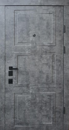 Входные двери в квартиру Qdoors (Украина) Авангард Порто мрамор темний/біла емаль (Ч/Б) 7187, Киев. Цена - 26 000 грн