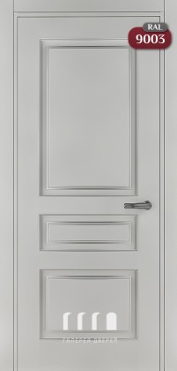 Межкомнатные белые крашенные двери Галерея Дверей (Украина) Рио Тессоро ПГ, Киев. Цена - 6 383 грн