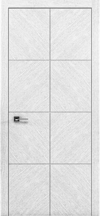 Межкомнатные белые шпонированные двери Родос (Украина) LIBERTA Domino 1 Шпон 347, Киев. Цена - 12 558 грн