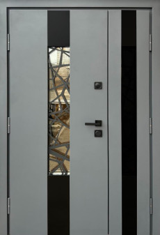 Входные двери с терморазрывом Strong (Украина) Плаза 1200 графіт G1298 песок/антрацит Vinorit, Киев. Цена - 39 650 грн