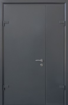 Входные бронированные технические двери СТРАЖ (Украина) Techno-door RAL 9975 графит1200 (кале хром) 3827, Киев. Цена - 21 350 грн