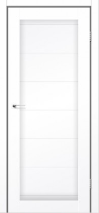 Межкомнатные ламинированные белые двери Stil Doors (Украина) Toronto черное стекло, Киев. Цена - 3 590 грн