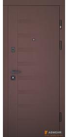 [Складська програма] Вхідні двері модель Ingrid (колір Бронзовий браш + Рустік авінйон) комплектація Classic+ 484 1289