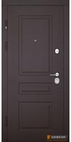 [Складська програма] Вхідні двері Rubina (Колір Венге темна + Рустик Авіньйон) Megapolis MG3 508
