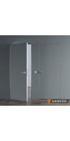 Межкомнатные двери скрытого монтажа Smart Invisible с белым ПВХ торцом (Размер 620/720/820мм)