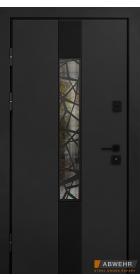 Вхідні двері з терморозривом модель Olimpia Glass комплектація Bionica 2 1386