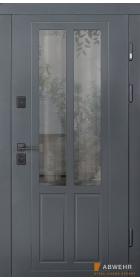Abwehr Вхідні двері зі склом модель Country NeoGlass комплектація COTTAGE 552 1470 - Город Дверей