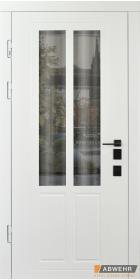 Вхідні двері зі склом модель Country NeoGlass комплектація COTTAGE 552 1575