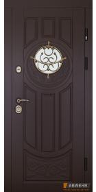 Вхідні двері зі склом модель Luck Glass комплектація COTTAGE 179 201