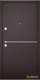 Вхідні металеві двері модель Solid комплектація Defender 1246