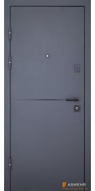 Вхідні металеві двері модель Solid комплектація Defender 1347