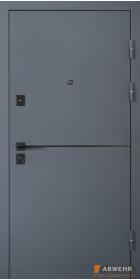 Вхідні металеві двері з терморозривом модель Solid комплектація Defender 1632
