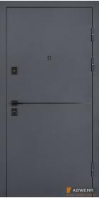 Вхідні металеві двері з терморозривом модель Solid комплектація Defender 1633