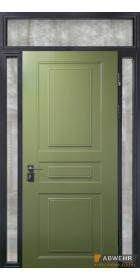 Вхідні нестандартні двері з терморозривом модель Scandi комплектація FRAME 498 1392