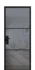 Скляні двері Zeist 02-1 скло тоноване графіт