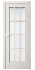Двері модель 603 Магнолія (засклена)