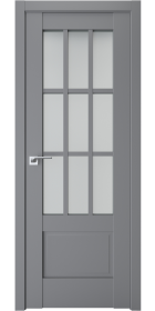 Двері модель 604 Сірий (засклена)