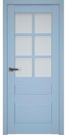 Двері модель 607 Аквамарин (засклена)