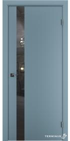 Двері модель 802 Аквамарин (дзеркало графіт)