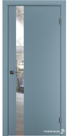 Двері модель 802 Аквамарин (дзеркало срібло)