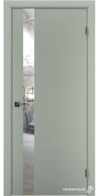 Двері модель 802 Оливін (дзеркало срібло)