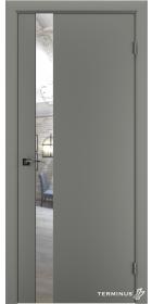 Двері модель 802 Онікс (дзеркало срібло)