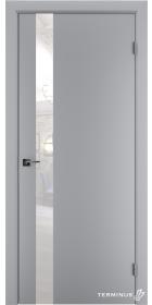 Двері модель 802 Сірі (планілак білий)