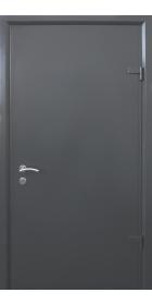 Techno-door RAL 9975 графіт  (кале хром) 3836