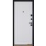 Abwehr [Складська програма] Вхідні двері модель Rain (Колір Чорна Шагрінь + Білий супермат) комплектація Megapolis MG3 516 - Город Дверей